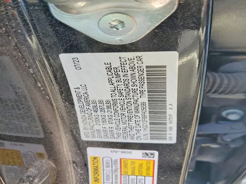 2023 HONDA ACCORD HYBRID EXL  