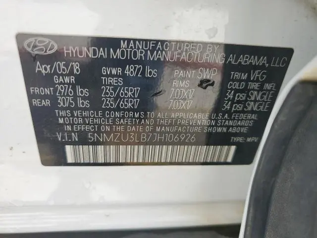 2018 HYUNDAI SANTA FE SPORT   