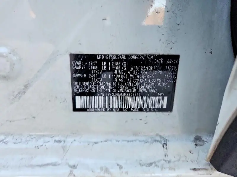 2024 SUBARU CROSSTREK WILDERNESS  