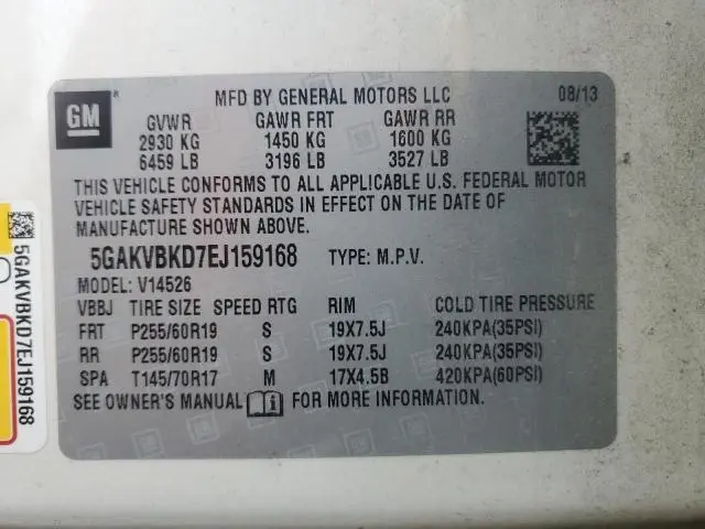 2014 BUICK ENCLAVE