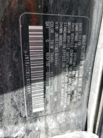 2020 NISSAN ROGUE SPORT S  