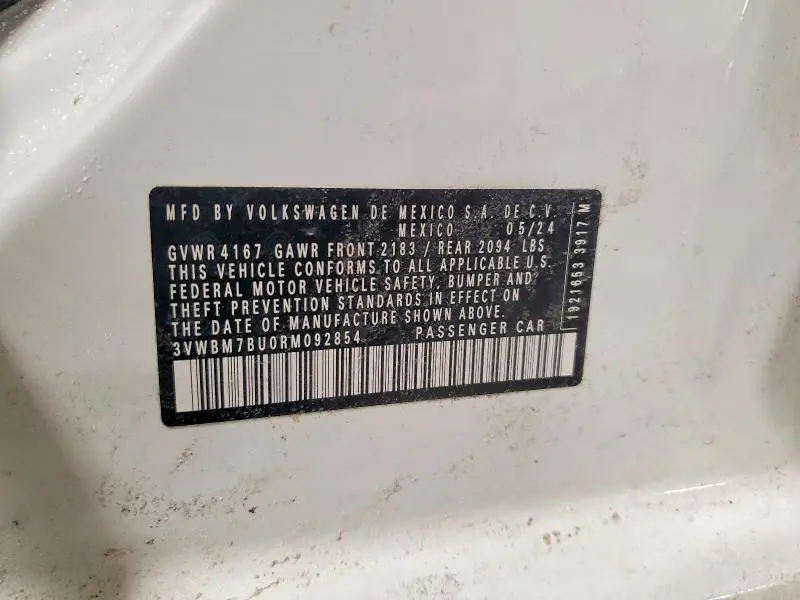 2024 VOLKSWAGEN JETTA SPORT  