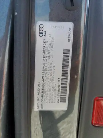 2019 AUDI A6 PREMIUM PLUS  