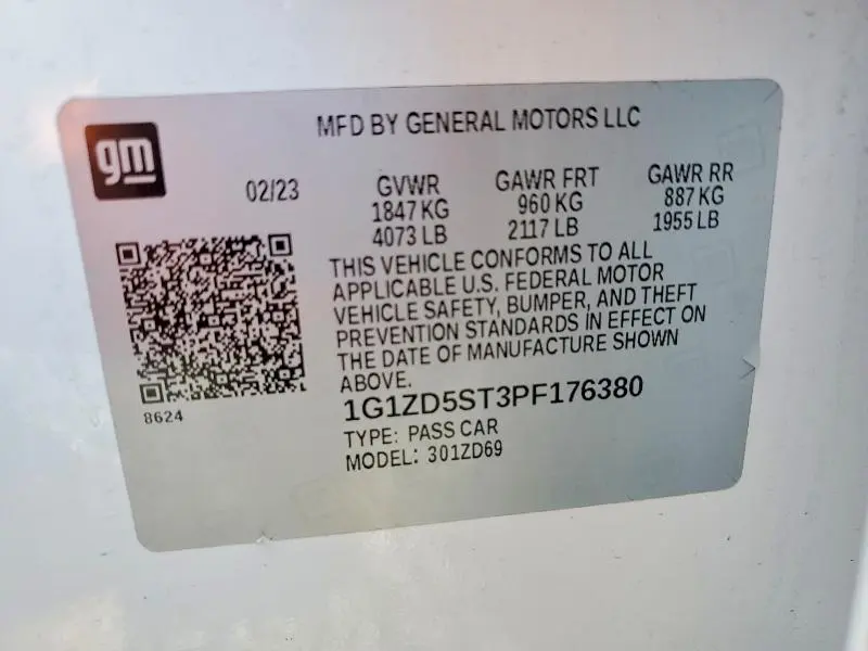 2023 CHEVROLET MALIBU LT  