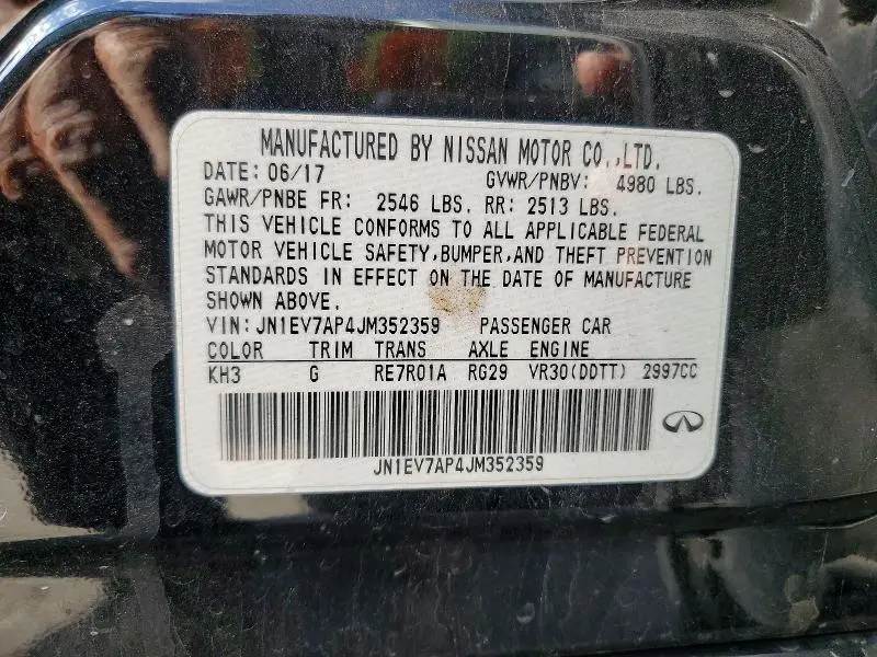 2018 INFINITI Q50 3.0T LUXE  
