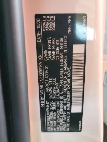 2021 VOLVO XC60 T5 INSCRIPTION  