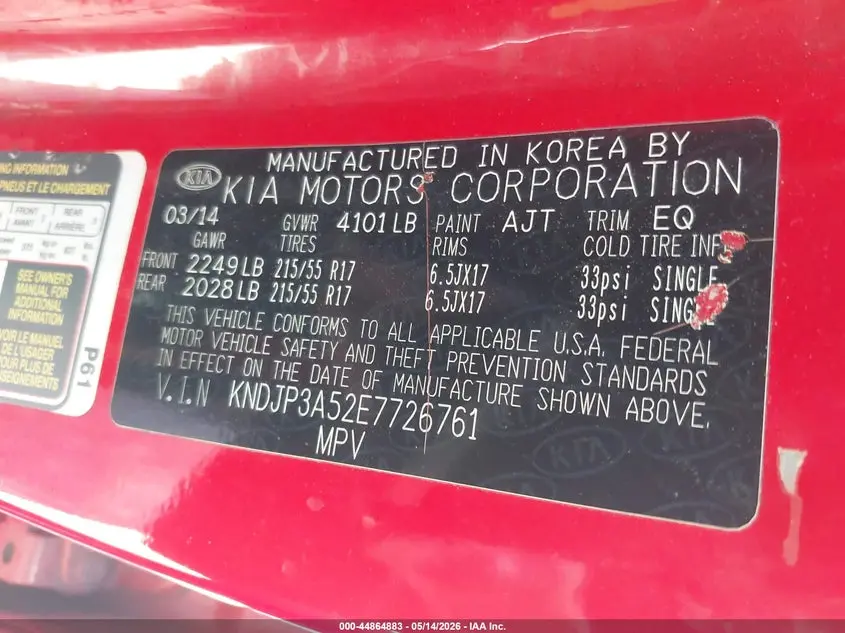 2014 KIA SOUL +