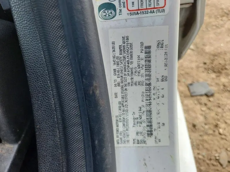 2013 FORD FIESTA SE  
