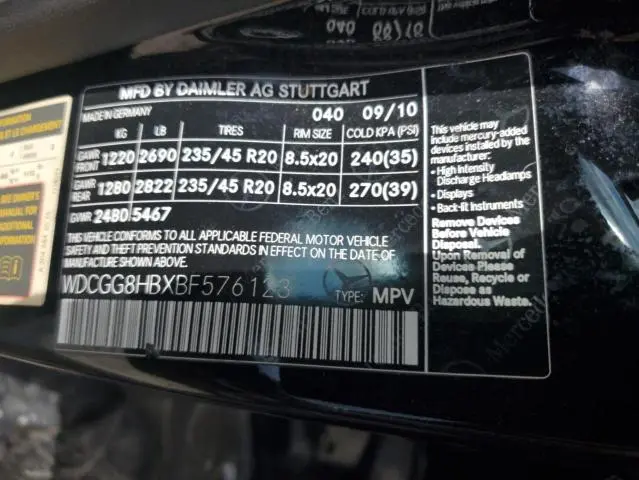 2011 MERCEDES-BENZ GLK 350 4MATIC  