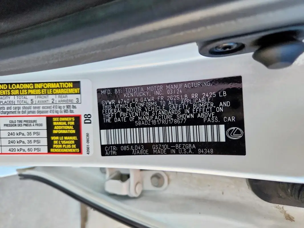 2024 LEXUS ES 350 BASE  