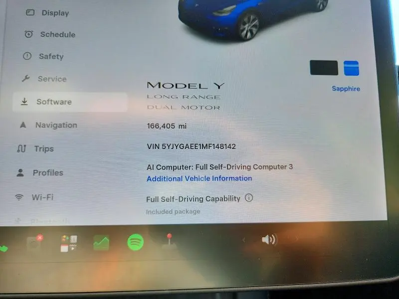 2021 TESLA MODEL Y   