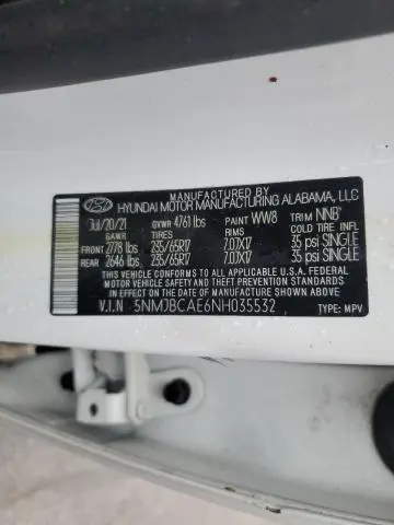 2022 HYUNDAI TUCSON SEL  