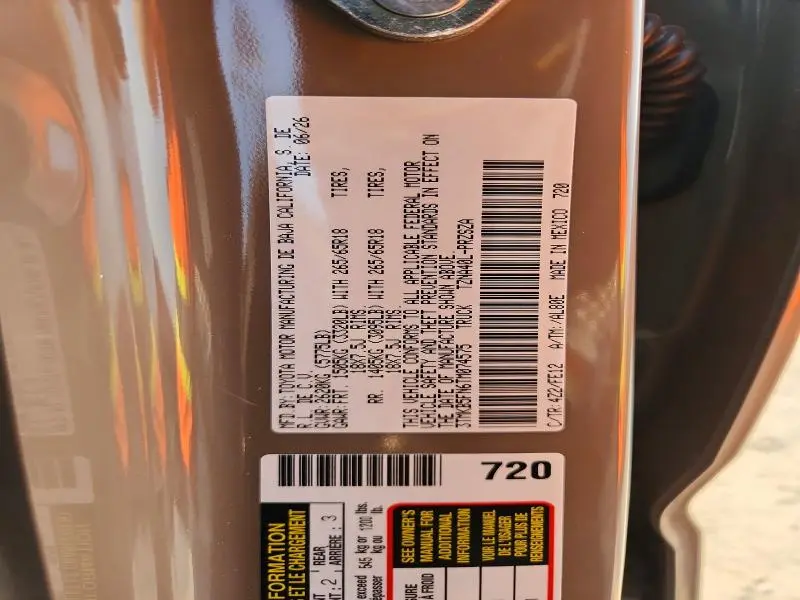 2026 TOYOTA TACOMA TRD SPORT  