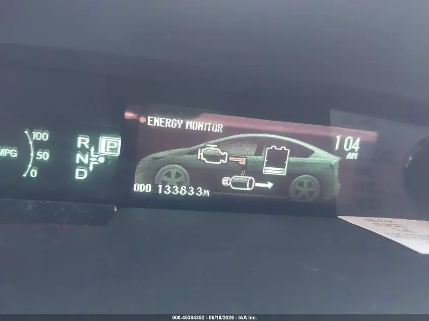 2015 TOYOTA PRIUS THREE