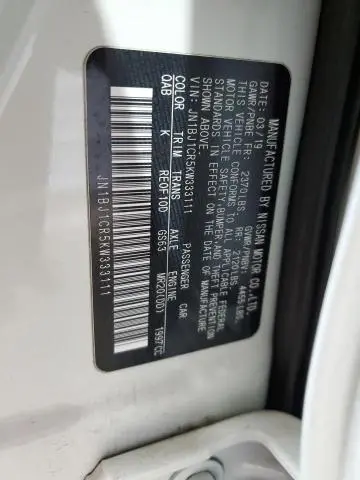 2019 NISSAN ROGUE SPORT S