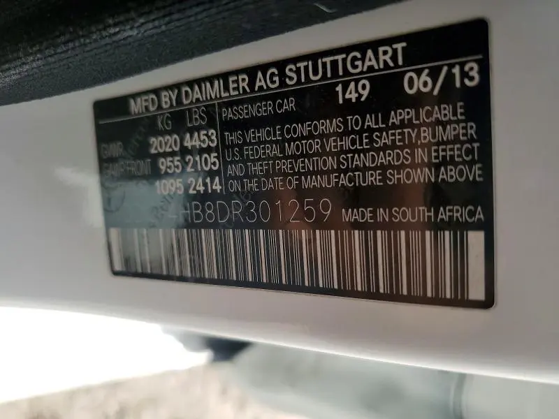 2013 MERCEDES-BENZ C 250  