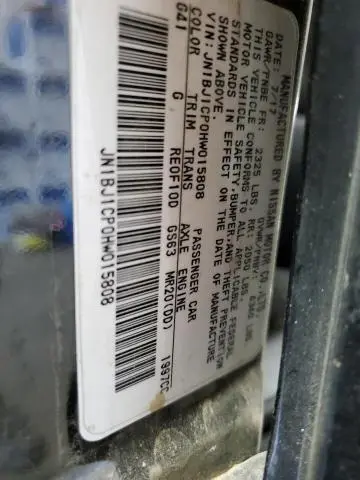 2017 NISSAN ROGUE SPORT S  