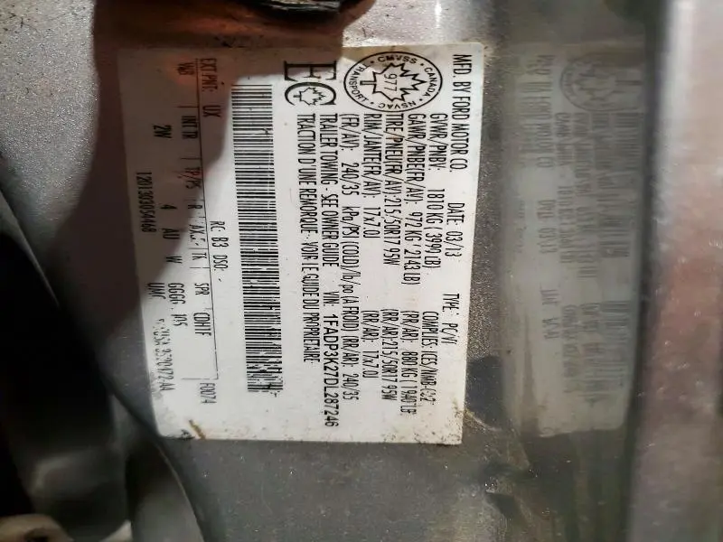2013 FORD FOCUS SE  