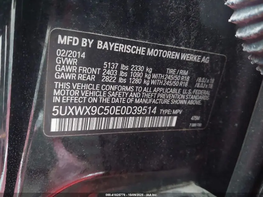 2014 BMW X3 XDRIVE28I