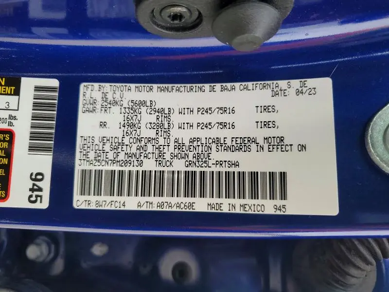 2023 TOYOTA TACOMA DOUBLE CAB  