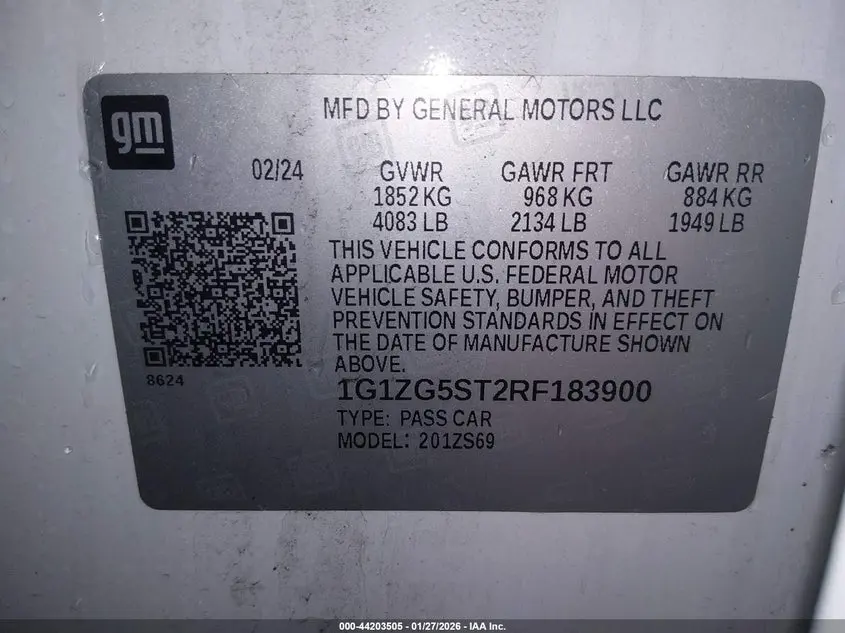 2024 CHEVROLET MALIBU FWD RS