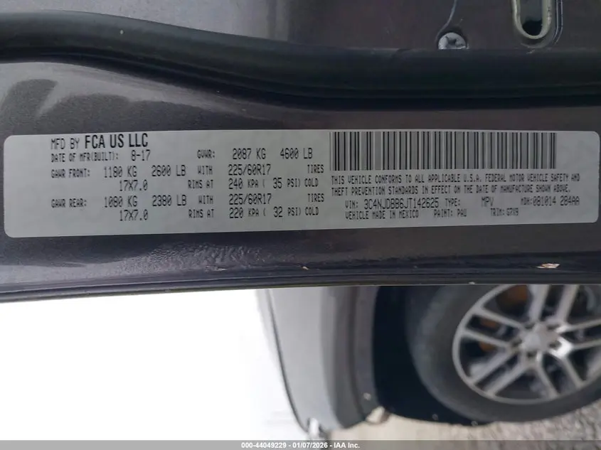 2018 JEEP COMPASS LATITUDE 4X4