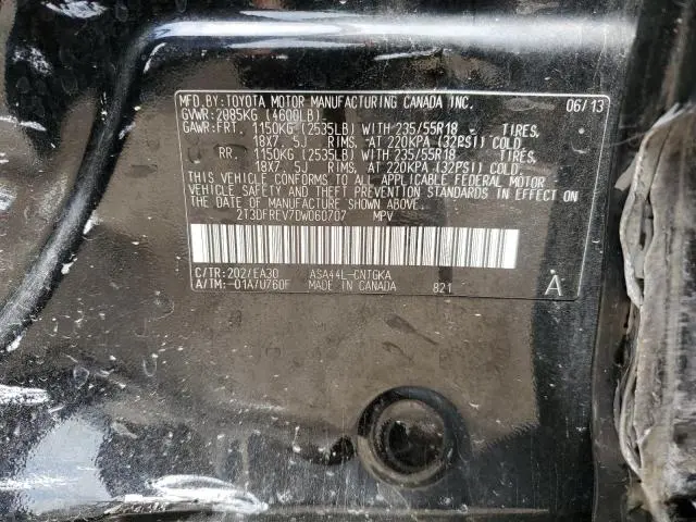 2013 TOYOTA RAV4 LIMITED  