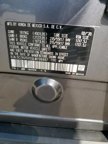 2020 HONDA HR-V EX