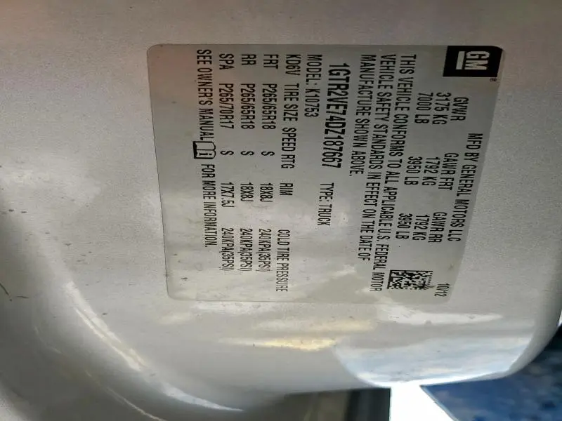 2013 GMC SIERRA K1500 SLE  