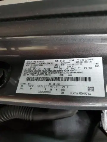 2024 FORD F150 PLATINUM  