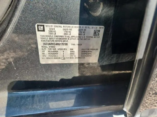 2017 CHEVROLET SILVERADO K1500 LT  