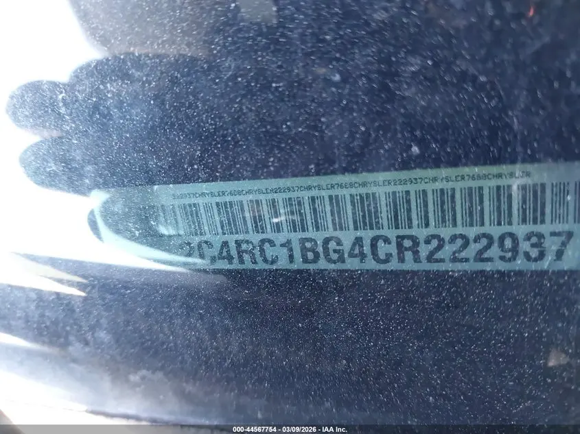 2012 CHRYSLER TOWN & COUNTRY TOURING