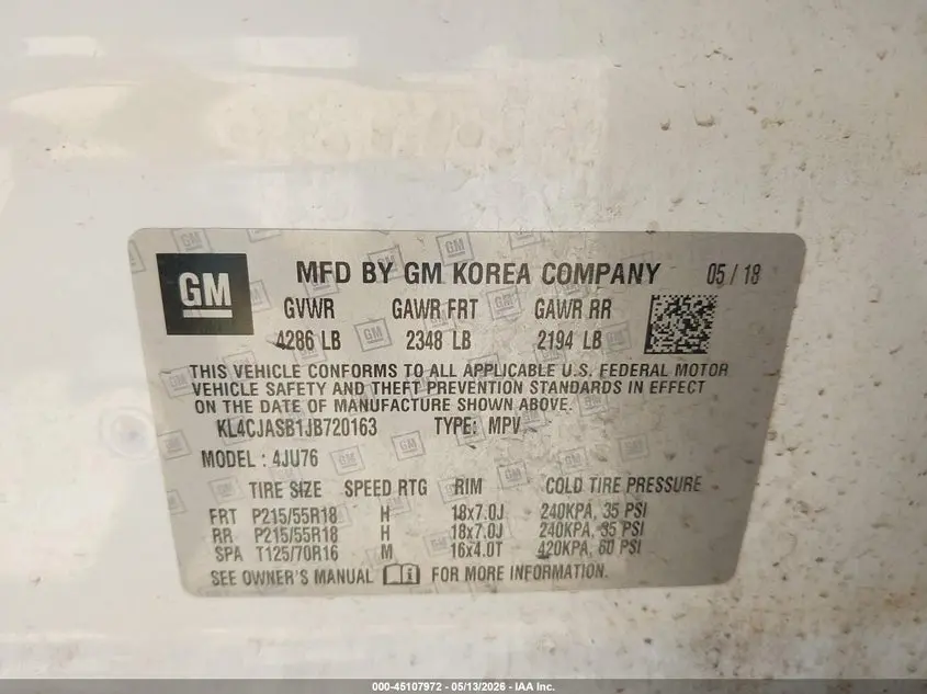 2018 BUICK ENCORE PREFERRED