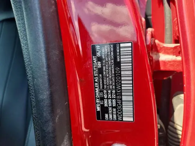 2019 MERCEDES-BENZ A 220 4MATIC  