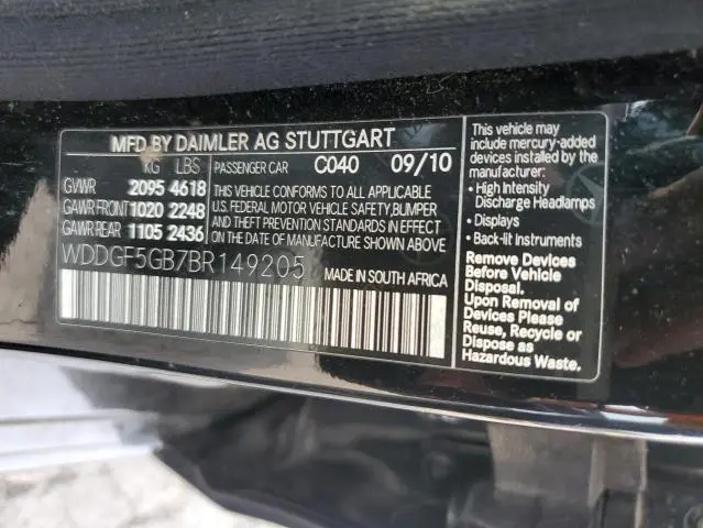 2011 MERCEDES-BENZ C 350  