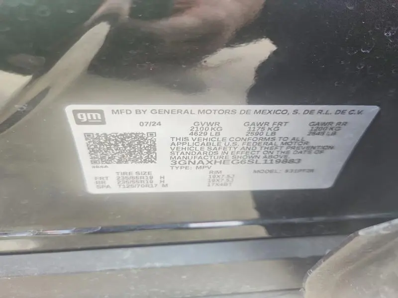 2025 CHEVROLET EQUINOX LT  