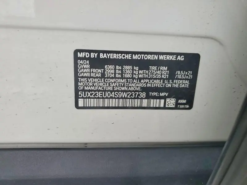 2025 BMW X5 XDRIVE40I  