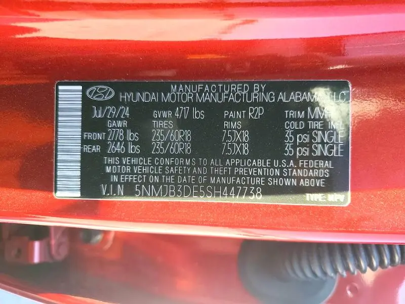 2025 HYUNDAI TUCSON SEL  