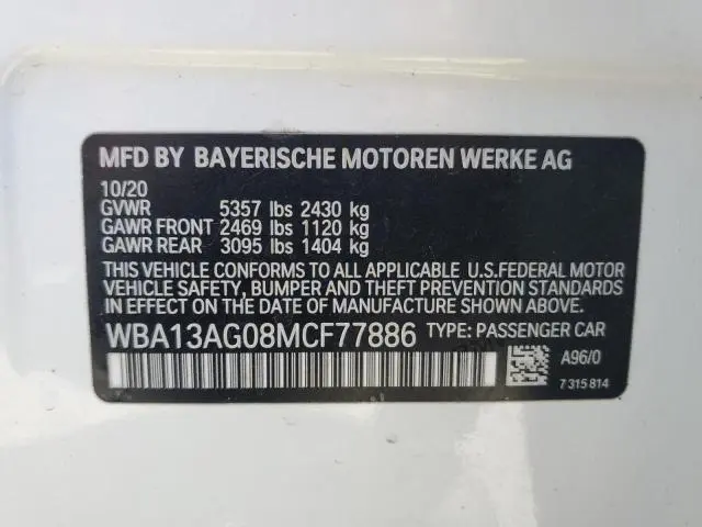 2021 BMW 530E   