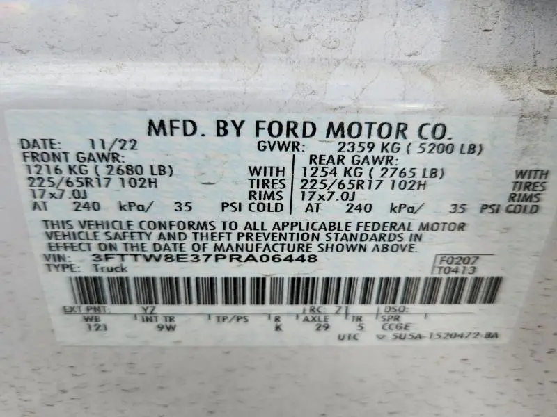 2023 FORD MAVERICK XL  