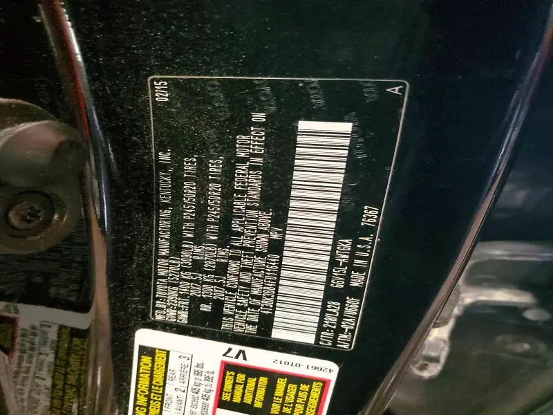 2015 TOYOTA VENZA XLE  