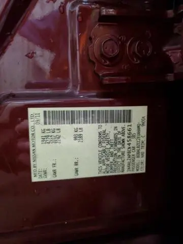 2012 NISSAN ALTIMA BASE  