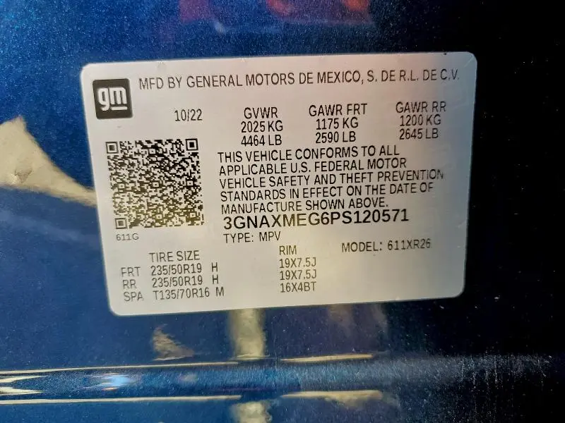 2023 CHEVROLET EQUINOX RS  