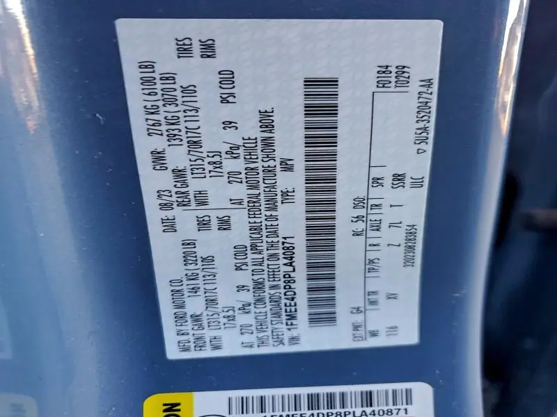 2023 FORD BRONCO HERITAGE LIMITED  