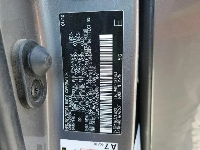 2010 LEXUS GX 460 PREMIUM  