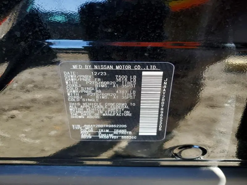 2024 NISSAN ARMADA SL  