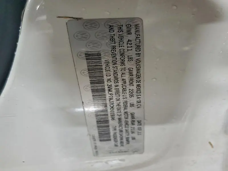 2012 VOLKSWAGEN JETTA SEL  