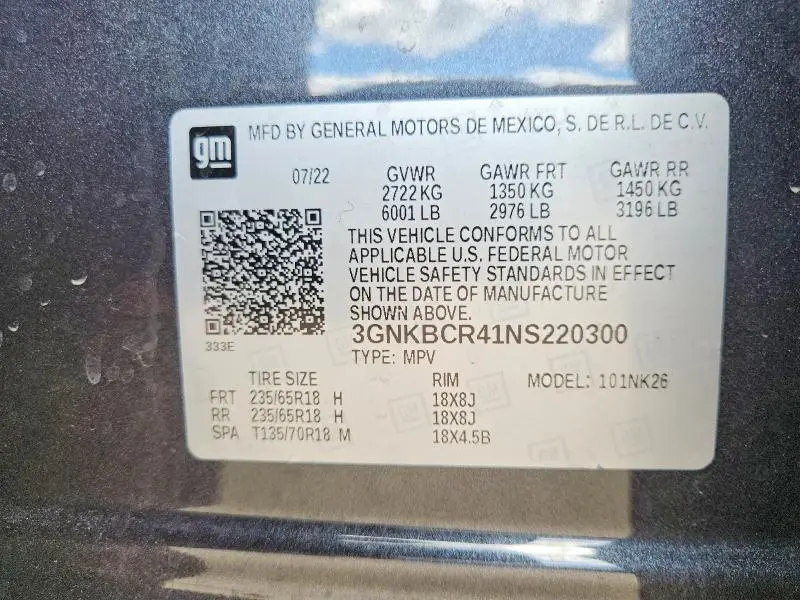2022 CHEVROLET BLAZER 2LT  