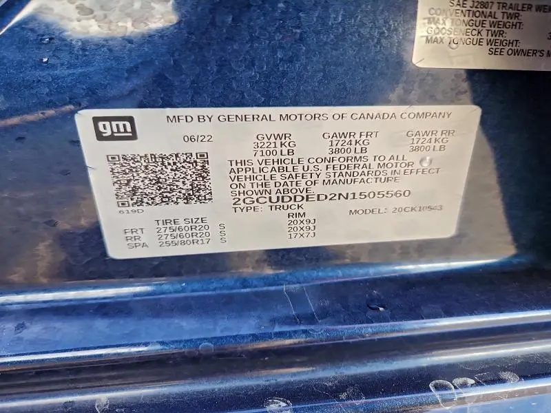 2022 CHEVROLET SILVERADO K1500 LT  