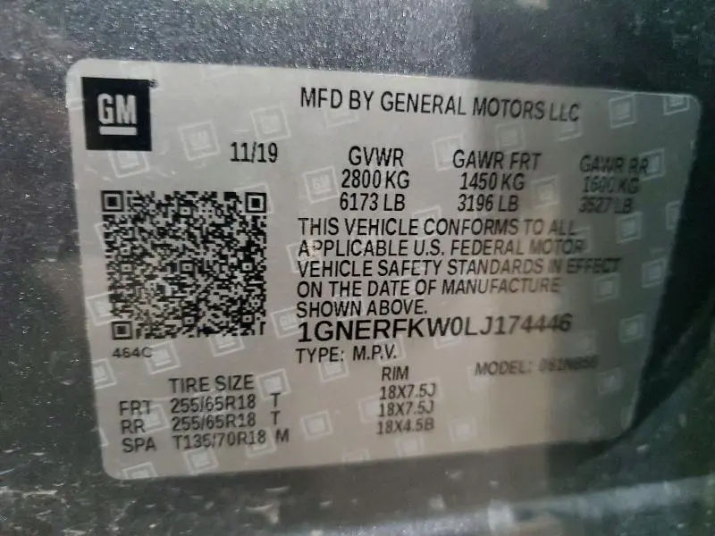 2020 CHEVROLET TRAVERSE LS  